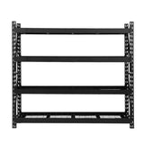 Giantz 4Mx2M Garage Shelving Warehouse Rack Pallet Racking Storage Shelve Black WR-E-2020-200BK-ABCX2