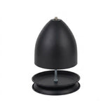 Iron Candle Warmer Lamp with Elegant Egg-Shaped Shade, Safe Flameless Scent Melting for Cozy V1341-ZY-CL9PZAWH-BLACK