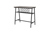 Viviendo Dining Table, Bar Table with Wine Storage Rack - Industrial Style V563-FRN-006-105-MTL