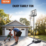 Basketball Hoop, 4-10 ft Adjustable Height Portable Backboard System, 44 inch Basketball Hoop & V952-LQK44CKWDJ00OBGUSV0