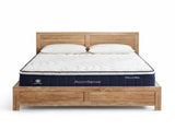 RoomSense Queen 30cm Latex Mattress Medium Firm Bundle, Pine Bed Frame XFKF-1667-OATMEAL-Q