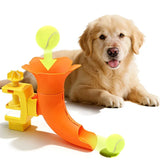 Manual Ball Launcher Adjustable Difficulty, No Batteries Needed, Clip-On Automatic Ball Dispensing, V1232-CWWJ-001