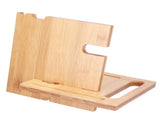 Wood Mobile Phone Holder MultiFunctional Wallet Storage Box for Home Office Living Room V1294-YM0901-3115210118011