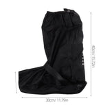 Durable Black Waterproof Shoe Covers High Tube Anti-Slip for Cycling Walking V1366-AZ2-W-19461