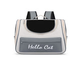 Grey Transparent Pet Carrier Backpack for Cats and Small Dogs V888-ELOSUNG10813
