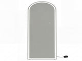 Levede 165cm Full Length Mirror Arched Dressing Mirrors Free Stand Wall Mounted DECO1041-WH-160X50-AU