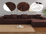 Polyester 32 Seat Corner Sofa Cover L Shape Slipcover Home Furniture Protector V1294-YM0901-JY19347-03