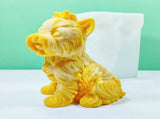 Mold Dog Decoration Candle for DIY Decoration Making Soap 3D Stereo Sitting Little Dog Candle V1192-AZ-W-10445