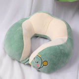 U Shaped Neck Pillow Portable Cute Head Pillow for Office Nap Travel Car Sleeping Double Embroidery V1294-YM0716-3117220185314