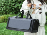 Multifunctional Pet Travel Bag Large Capacity, Breathable, Portable, Handheld or Crossbody Pet Bag V1265-AU-071-HEI