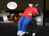 Cute Cartoon Inflatable Costume for Halloween Party Ceremony Festivals Cosplay DecorationBlack V1294-YM0901-3117200131712