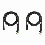 2pcs 1.3Meters Motor Connector Cable Universal Male 9 Pin Connector Fit EBike Electric Bicycle V1366-AZ2-W-15696