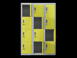 12-Door Locker for Office Gym Shed School Home Storage - Padlock-operated V63-838941