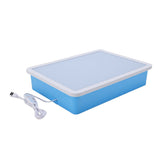 USB Sand Painting Light Box 3 Colors 10 Brightness Levels Portable LED Sensory Light Table for Kids V1294-YM0901-3117260029011