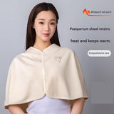 Purple Maternity Nursing Shoulder Wrap Cape Ultra Soft Sakura Fleece Postpartum Shawl, Windproof V888-ELOSUNG53432