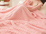 Fleece Throw Blanket, Ultra Soft Plush Material, Double Sided Reinforced Edging, No Shedding Or V1192-AZ-W-30110