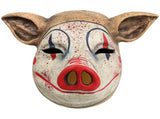 Halloween Scary Pig Mask Costume Horror Pig Joker Mask Bloody Animal Butcher Full Head Headgear for V1366-AZ2-W-05350
