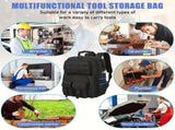 Tool Backpack Tool Storage Professional Tool Bag DIY Tool Backpack Tool - Black - Size regular V1106-148-50505-BLK-REGULAR