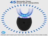 Ultrasonic Electric Toothbrush Adults, Automatic Toothbrush U Shaped Whole Mouth Cleaning Teeth V1259-DP01-A-1997