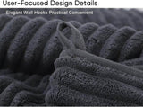 Luxury 4-Piece Quick-Dry Bath Towel Set 27.5X 55 Inches Ultra Soft Microfiber for Bathroom, Bar, V1258-DP02-F-244