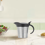 Stainless Steel Insulated Gravy Boat With Lid,Gravy Boat with Lid, Stainless Steel Gravy Jug, V1192-AZ-W-28032