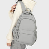 14-inch Waterproof Lightweight Laptop Backpack for School and University, Gray V1188-MS-325-0792
