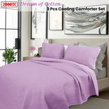 Shangri La 2000TC Dream of Cotton Cooling Embroidered 3 Pcs Comforter Set King V442-KIT-COMFORTER-COOLING-DREAMOFCOTTON-KI