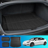 NEW Tesla Model 3 Highland 2024 Boot Liner Rear Frunk Cargo Trunk Mats Weisshorn CMAT-TESLA-MODEL3-RFT2