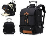 Travel Backpack With Wheels Convertible Backpack Rolling Backpack Australia - Lake blue - Size V1347-127-90232-LAK-ROUTINE
