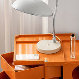 Artiss Storage Trolley Bedside Table 5 Tier Cart Boby Replica Orange AI-PP-TROLLEY-L-OR