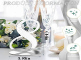 Silver Table Numbers,1-10 Wedding Table Cards,Table Numbers for Wedding Reception,Acrylic Hotel V1192-AZ-W-17607