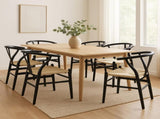 Levede 6x Dining Chairs Wooden Hans Black CH1041-2-BKX3