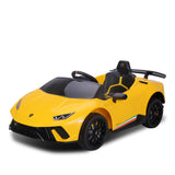 Kahuna Lamborghini Performante Kids Electric Ride On Car - Yellow CAR-LAM-YL