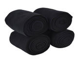 4Pcs Horse Leg Warp Self Adhesive Breathable Wear Resistant Animal Leg Bandage for Cows Horses Black V1294-YM0523-3111220079311
