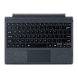 Bluetooth Tablet Keyboard with Touchpad for Surface Pro 5 Pro 6 Pro 7 Pro 7 Plus 12.3 Inch Dark Gray V1263-JX-7771-2