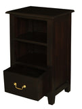 Tasmania 1 Drawer Solid Mahogany Timber Lamp Table V199-LT001PNC