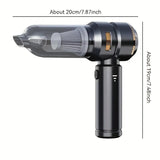 Portable Cordless Vacuum, 4-in-1 Suction/Blow/Inflate/Deflate, Car & Home Multi-Functional Cleaner, V1385-PXXCQ-WU-1007-009