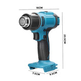 2200W Cordless Heat Gun Hot Air Gun Temperature 300~580 Degree Celsius For Makita 18V Battery V201-HOT0036BU8AU