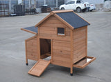 YES4PETS Brown Chicken Coop Rabbit Hutch Cat Cage Hen Chook House V278-CC337-BROWN