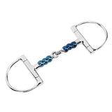 Horse Bit Stainless Steel 125mm Anti Biting Horse Mouth D Ring Snaffle Bit for Horse Farm V1294-YM0706-3111230208711