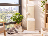 PaWz Cat Scratching Post 83cm Tall Sisal with Stable Base for Large Adults White PT1464-AU