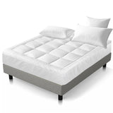 Giselle Bedding 5cm Bamboo Pillowtop Mattress Topper 1000GSM Mattress Pad for Back Pain Relief TOPPER-BAM-Q