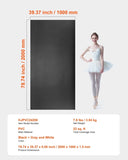 Dance, 6.6' x 3' Portable Yoga Mat with Organizer Bag, 1.5 mm Thick Workout Mats, Non-slip V952-BXWDDDHHPVC2SAF36V0