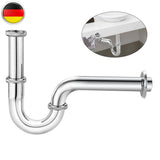 Stainless Steel 1/4' X 32Mm Waste Drain Valve Siphon Syphon for Faucet Sink V1189-LWWAL-20260327-05136
