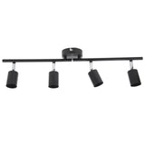 Tracking Lights Ceiling LED 4 60W Adjustable Angle Foldable Matte Black 4 Light Tracking Lighting V1294-YM0703-3119230078411