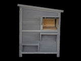 Cat House Weatherproof 2-Story Indoor Outdoor Wooden Shelter Bitumen Roof V63-840501