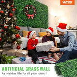 Artificial Boxwood Panel UV 12pcs Boxwood Hedge Wall Panels Artificial Grass Backdrop Wall 20X20" V952-MLCZWQ12PC20X2001V0