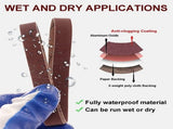 Sanding Belt 72 Pack 1/2 X 18 Inch Aluminum Oxide Air File Sander Belt Assortment,Belt Sander Tool V1369-AZ3-W-11257