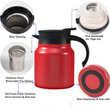 Vacuum Insulated Stainless Steel Tea Pot With Infuser Filter And Temperature Display Lid For Home V1237-ZY-807-295