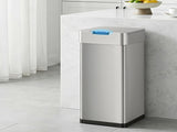 Devanti 50L Motion Sensor Bin Rubbish Bins Kitchen Automatic Trash Can Silver SB-D-50-K250-SI